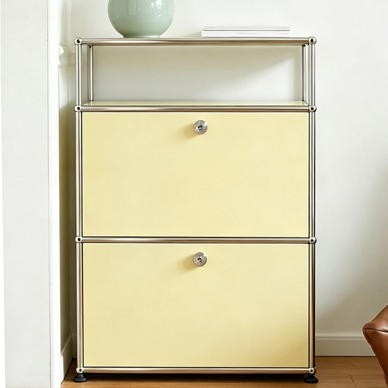 Medieval module USM narrow edge cabinet living room wall-mounted storage simple stainless steel Bauhaus sideboard customization