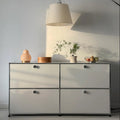 USM style cabinet Bauhaus modern sideboard simple living room modular combination new stainless steel home furniture storage cabinet